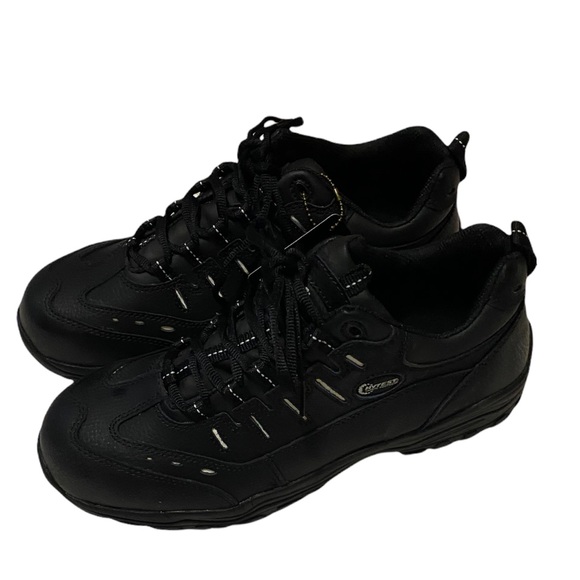 Hytest athletic steel toe leather shoes men’s 11 M Women’s 13 M black main image 7